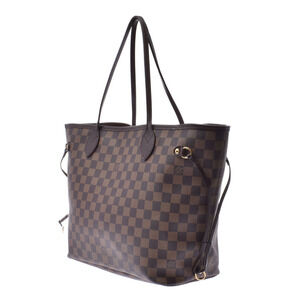 Louis Vuitton Canvas Tote Damier Brown Neverfull Bag